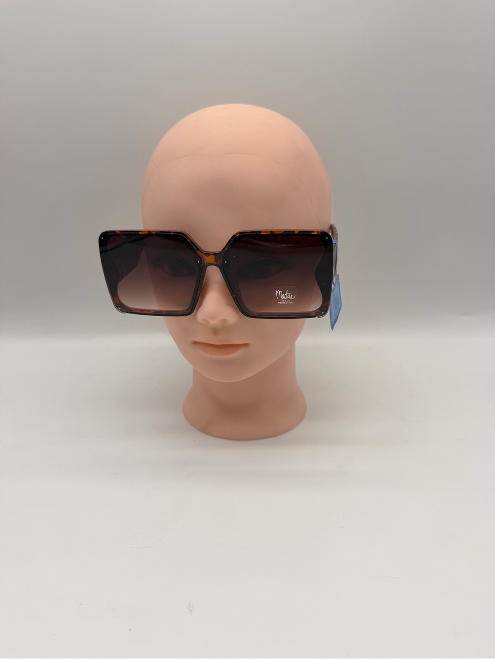 Bob Mackie Moda Oversized Square Tortoiseshell Sunglasses - Brown